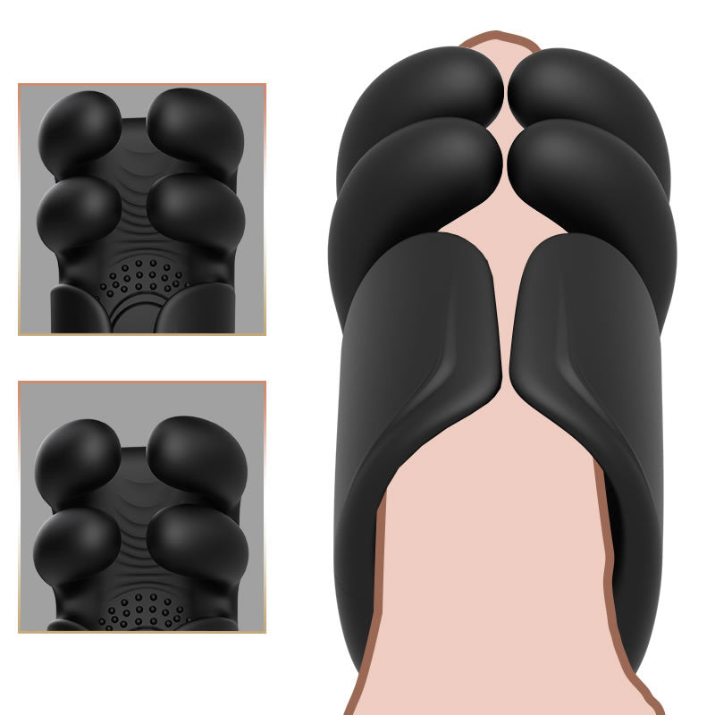 Dito automatico Pinchin & Beat per la terapia di massaggio Vibratore del pene