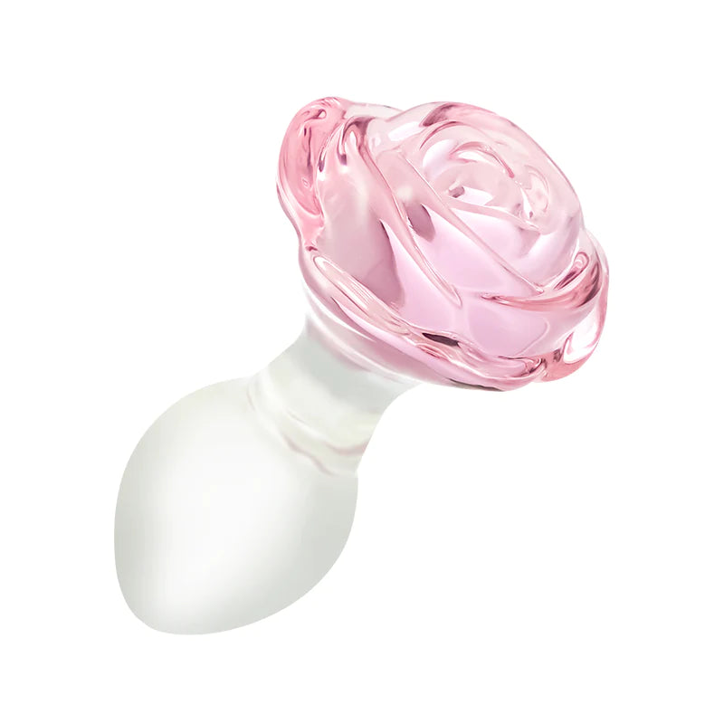 Voor mannen en vrouwen Rose Shapored Analplug