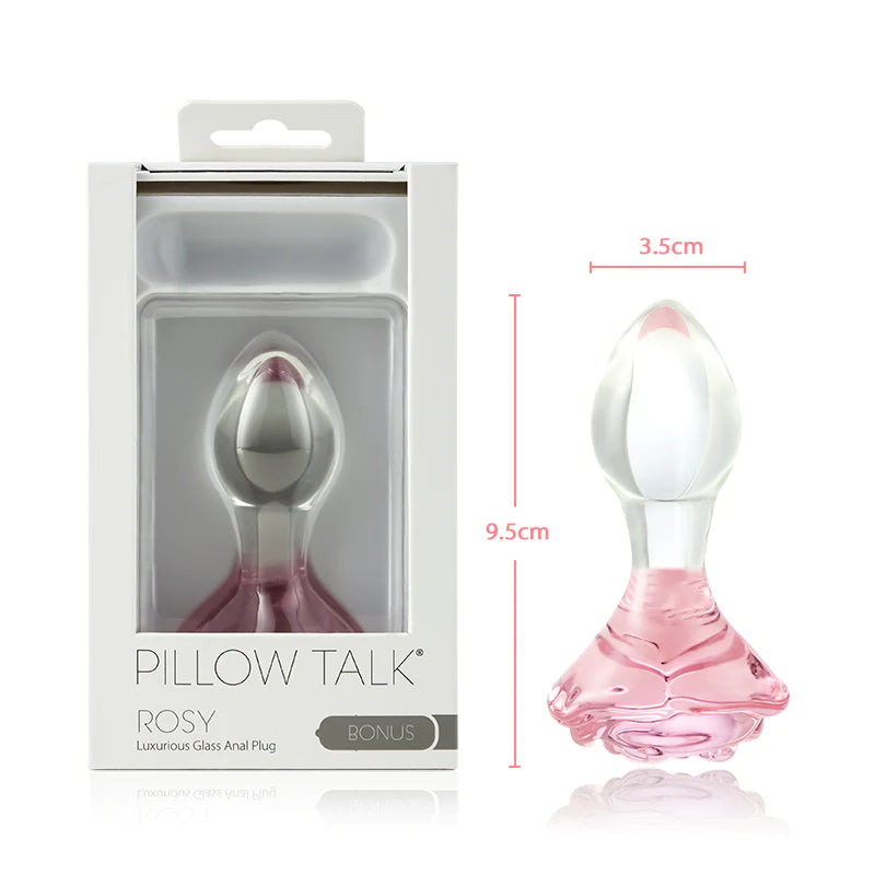 Voor mannen en vrouwen Rose Shapored Analplug