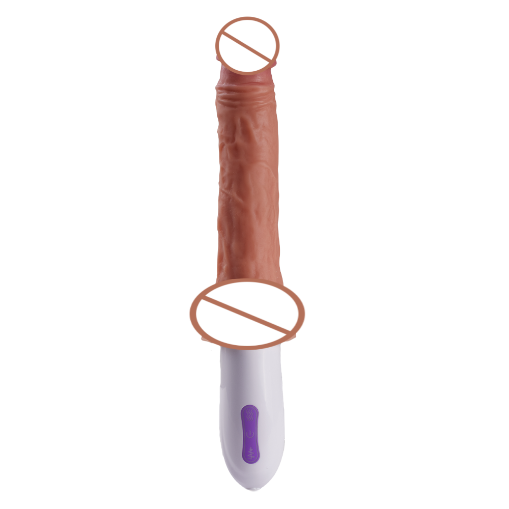 Consolador multi-función 4-en-1 con 145 ° ventosa rotativa
