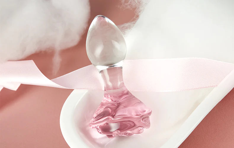 Voor mannen en vrouwen Rose Shapored Analplug