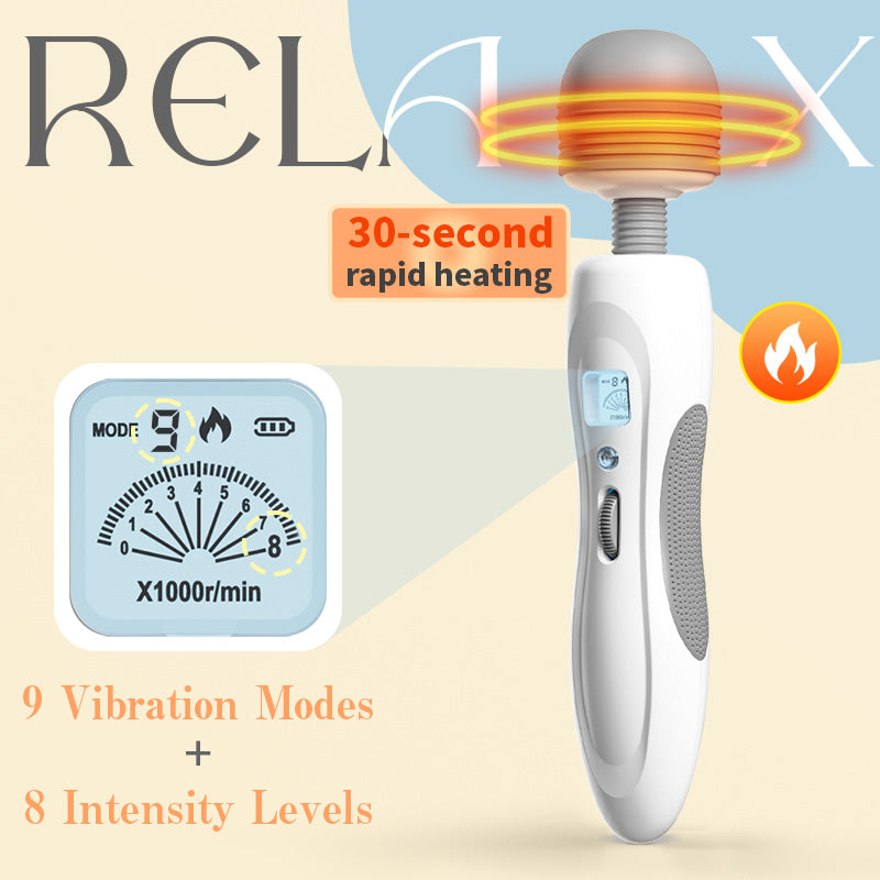 Magic wall massager with 8 vibrations 9 frequency