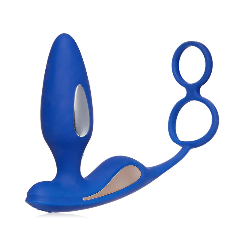 2 in 1 Prostate Vibrator Electric Shock