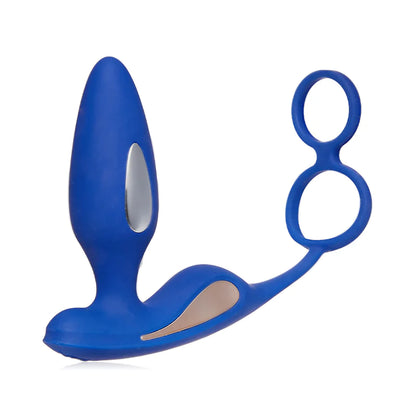 2 en 1 vibrador de próstata choque eléctrico