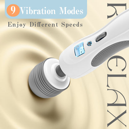 Magic wall massager with 8 vibrations 9 frequency