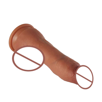 Dildo realistico con testicoli paffuti 3,5 cm