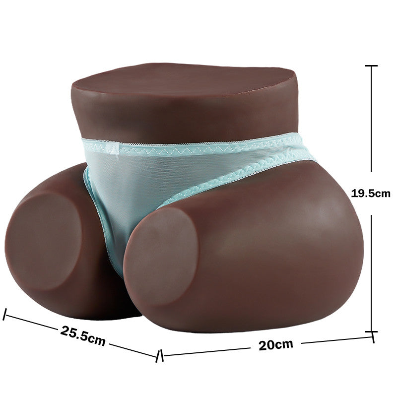 Mantou Brownish-black 1:1 Realistic Masturbator 5 kg