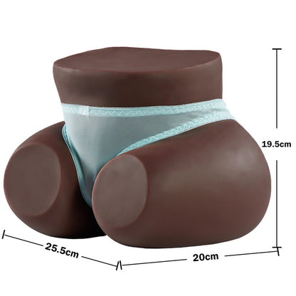 Mantou Bräunlich-schwarz 1:1 Realistische Masturbator 5 kg